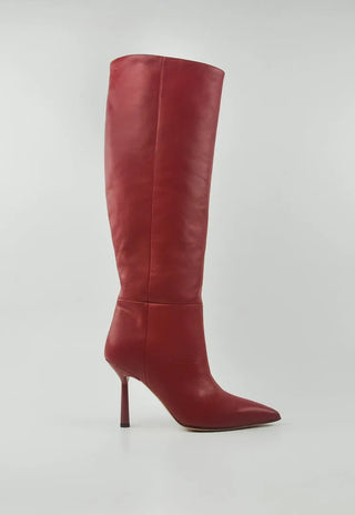 Boots - Kirò Red Leather Boots - Anavi