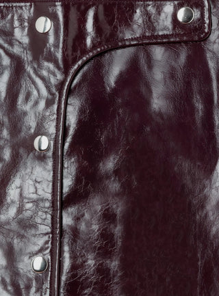  Laagam Lena Plum Short Skirt