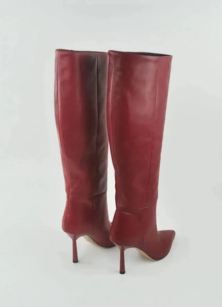 Kirò Boots Red Leather Boots - Anavi