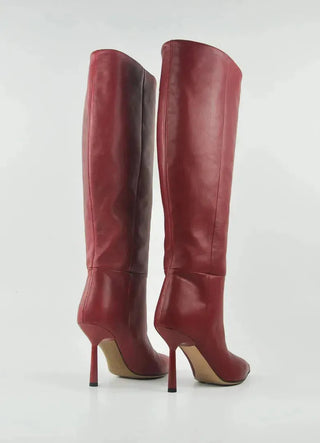 Kirò Boots Red Leather Boots - Anavi