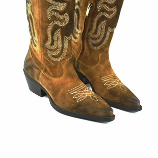  Kirò Kate Brown Suede Texan Boots