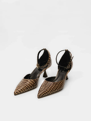 Kirò Shoes Décolleté Croco Brown - Anavi