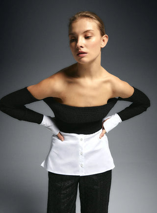 Laagam Bardot Shirt Blouse - Anavi