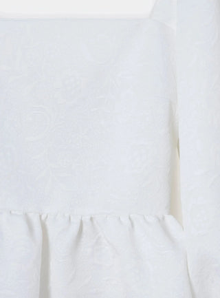 Laagam Blouse Cecile White Blouse - Anavi