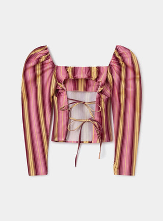 Laagam Brigitte Striped Blouse - Anavi