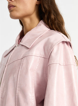 Laagam Cupido Pink Bomber Jacket - Anavi