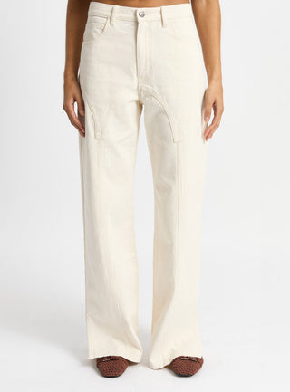 Laagam De-nimes Ecru Jeans - Anavi