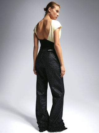 Laagam Erickson Embroidered Pants - Anavi
