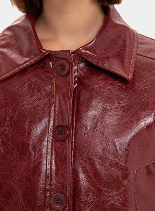 Laagam Jacket Alexa Burgundy Jacket - Anavi