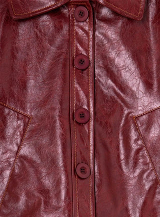 Laagam Jacket Alexa Burgundy Jacket - Anavi