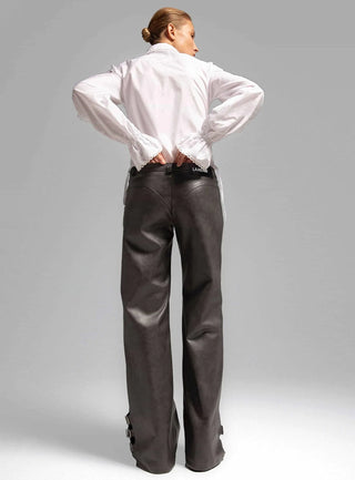 Laagam Kai Grey Pants - Anavi