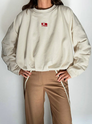 Laagam Kelly Ecru Sweatshirt - Anavi