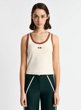 Laagam Kelsi Ecru Tank Top - Anavi