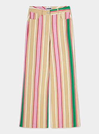 Laagam Leroy Brown Striped Twill Pants - Anavi