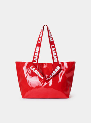Laagam Malmö Red Shopper Bag - Anavi