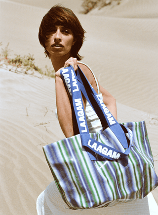 Laagam Malmö Stripe Shopper Bag - Anavi