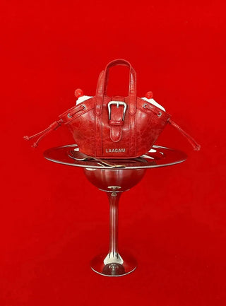 Laagam Mini Darling Red Bag - Anavi