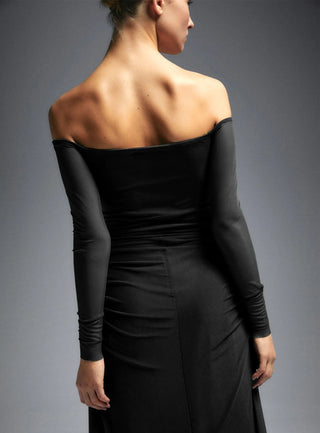 Laagam Naomi Black Tulle Dress - Anavi