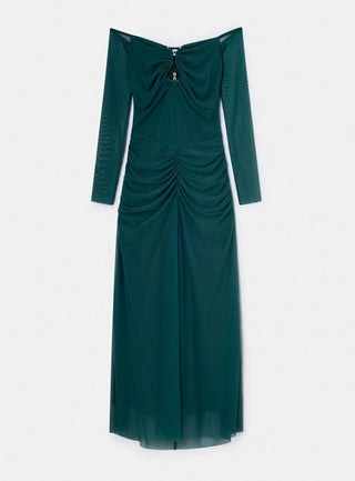 Laagam Naomi Green Tulle Dress - Anavi