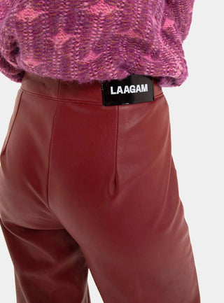 Laagam Pants Dallas Red Pants - Anavi