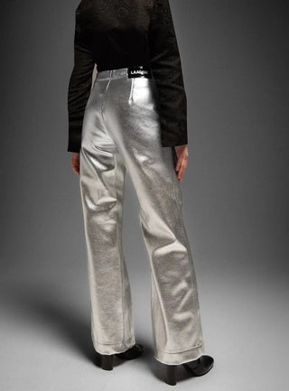 Laagam Pants Studio54 Silver Pants - Anavi