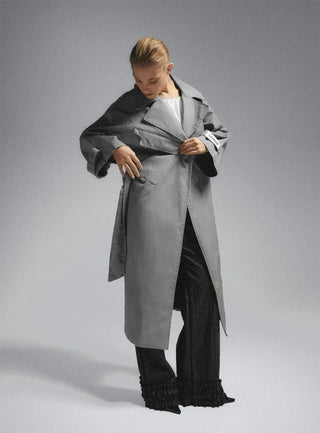 Laagam Trench Londres Grey Trench - Anavi