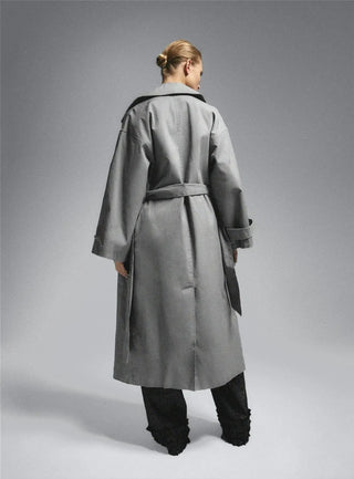 Laagam Trench Londres Grey Trench - Anavi