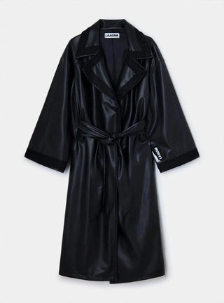 Laagam Trench Mamba Black Trench - Anavi