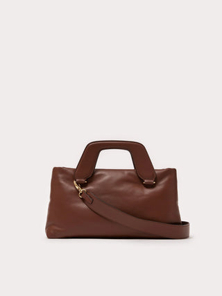  Aim Handmade in Italy Large Alice Pecan Bag