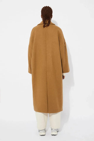 Rita Row Coat Cedar Camel Coat - Anavi