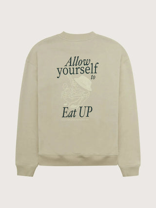 Woodbird Sweatshirt Wbcope Eat Crew Stone - Anavi