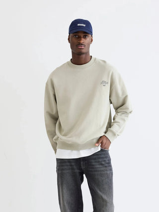 Woodbird Sweatshirt Wbcope Eat Crew Stone - Anavi