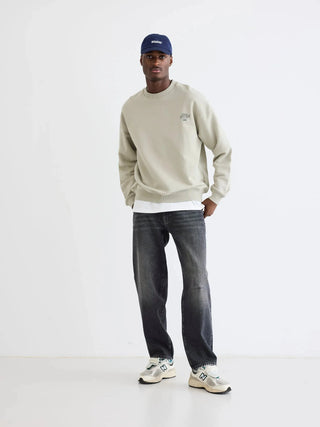 Woodbird Sweatshirt Wbcope Eat Crew Stone - Anavi