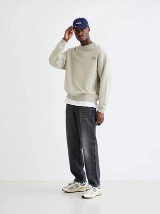 Woodbird Sweatshirt Wbcope Eat Crew Stone - Anavi