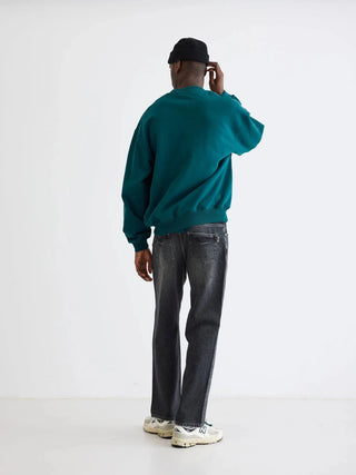 Woodbird Sweatshirt Wbcope Globe Crew Sports Green - Anavi