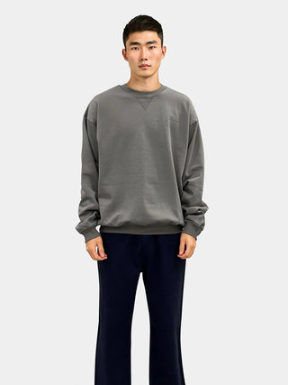 Woodbird Sweatshirt Wbcope Home Crew Antra Grey - Anavi