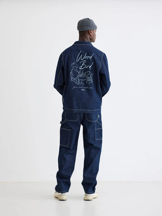 Woodbird Wbdizzon Navy Pants - Anavi