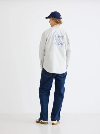 Woodbird Wbrami 90s Rinsed Jeans Blue - Anavi