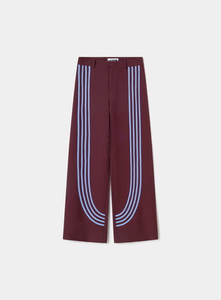  Laagam Zion Burgundy Pants