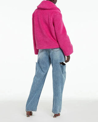  Apparis Fiona Pink Fur Jacket