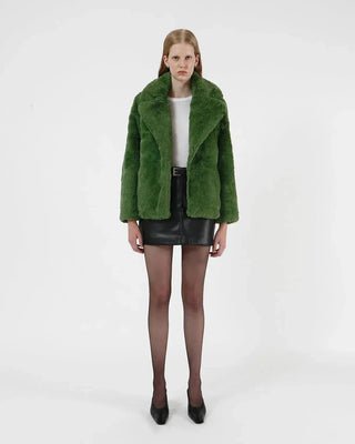  Apparis Milly Green Fur Jacket