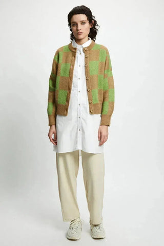  Rita Row Ellen Checkered Cardigan