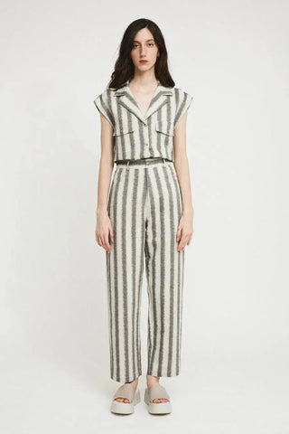  Rita Row Garçon Black Stripes Pants