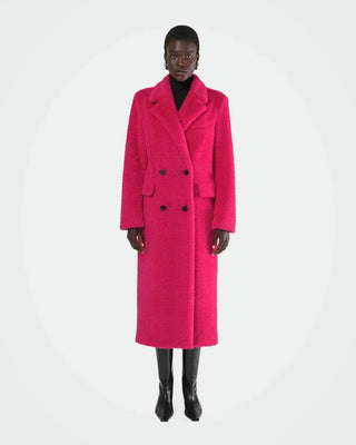 Apparis Fur Coat Astrid Pink Fur Coat - Anavi