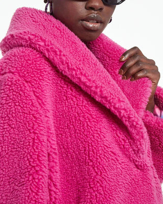 Apparis Fur Jacket Fiona Pink Fur Jacket - Anavi