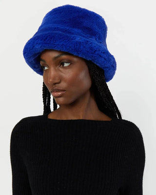 Apparis Gilly Blue Fur Hat - Anavi