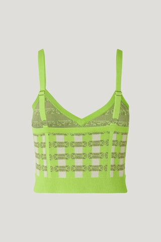 Baum und Pferdgarten Cypre Lime Green Check Top - Anavi