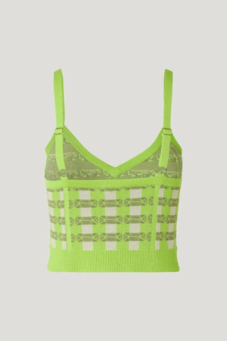 Baum und Pferdgarten Top Cypre Lime Green Check Top - Anavi