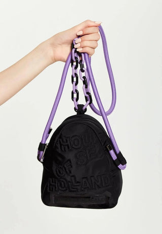  House of Holland Cross Body Black Bag
