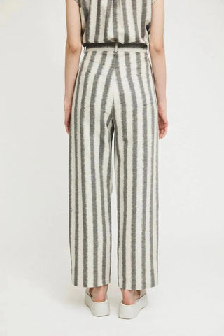 Rita Row Pants Garçon Black Stripes Pants - Anavi